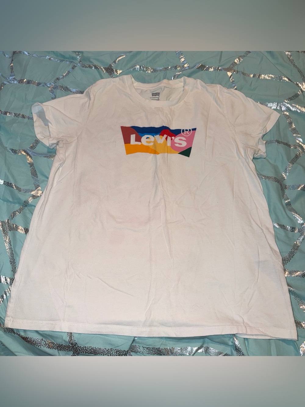 Levi's White Graphic Logo Tee